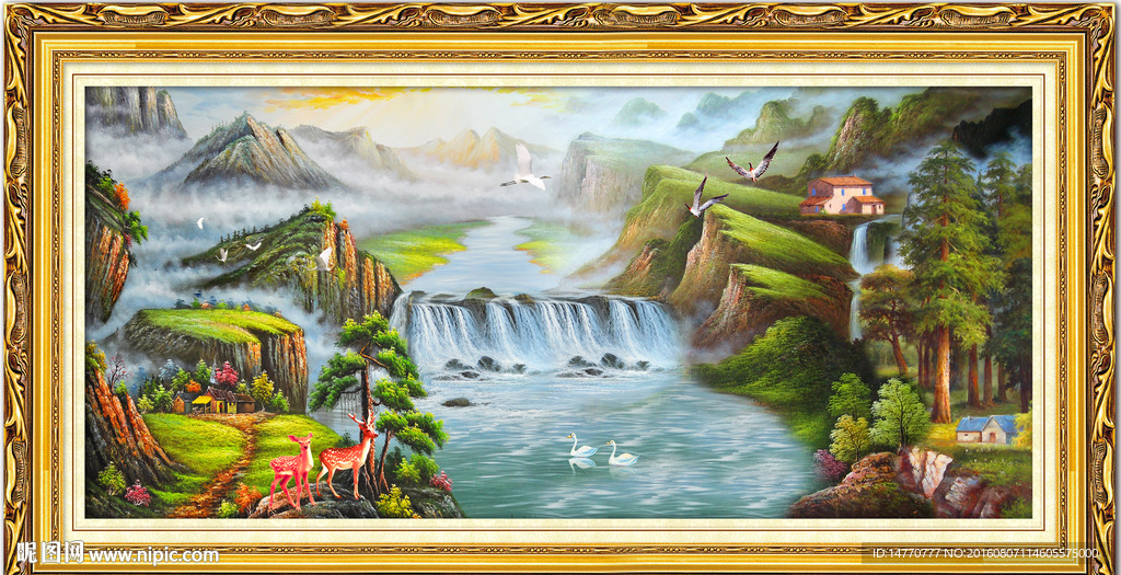 风景山水油画