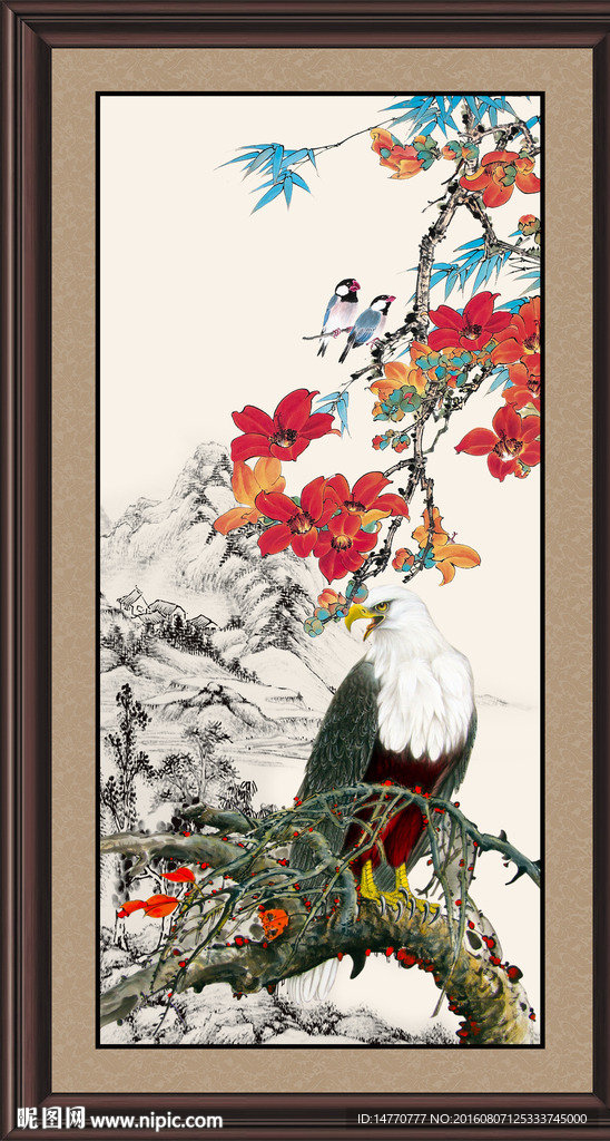 花鸟老鹰