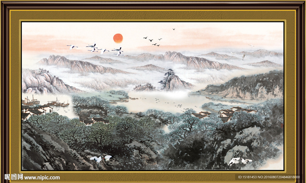 国画山水