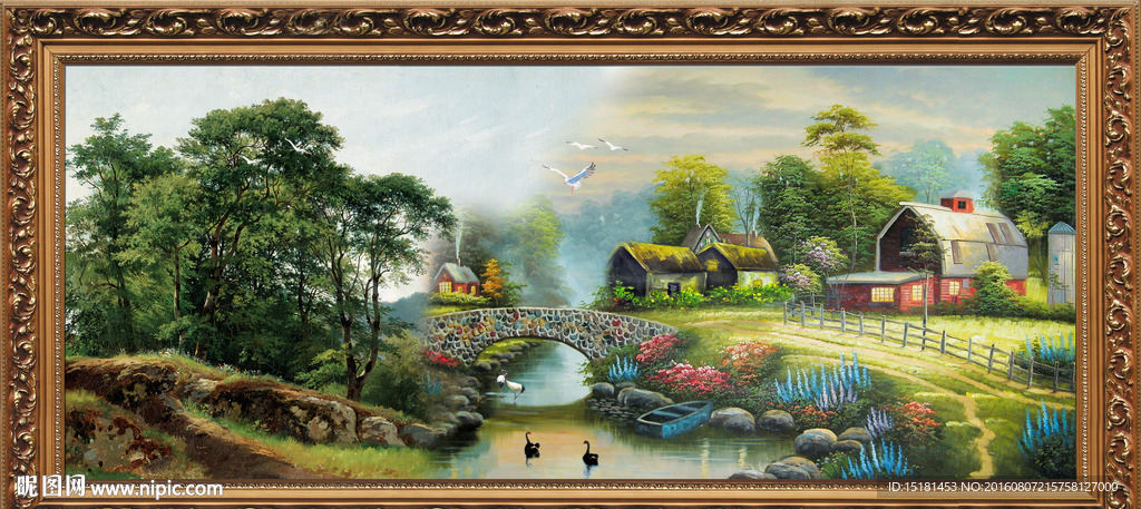 油画风景