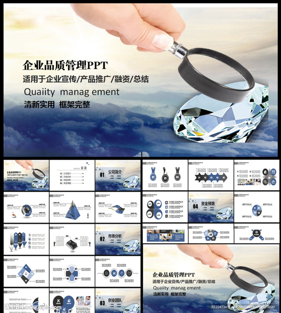 商务管理工作汇报PPT