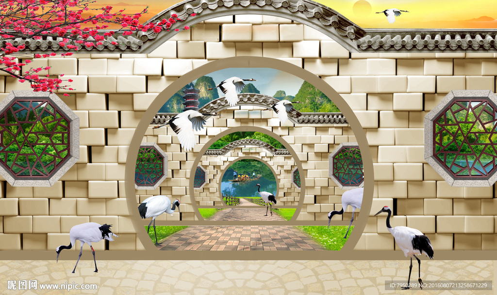 3D背景墙