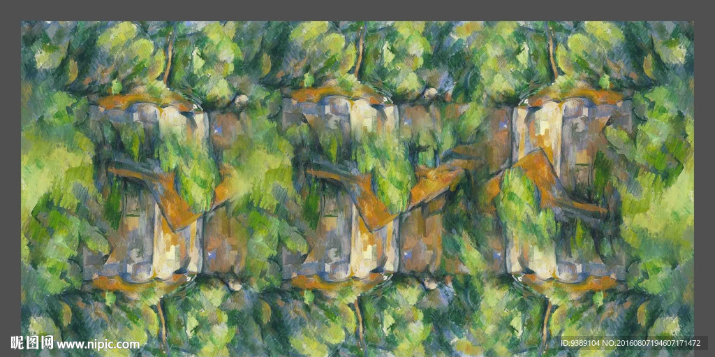 抽象油画