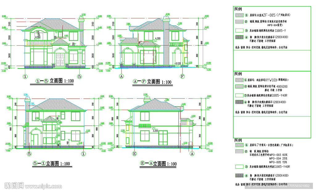 双层建筑设计CAD图纸