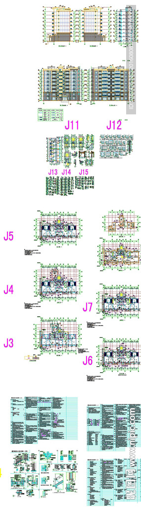 电梯建筑设计CAD图纸