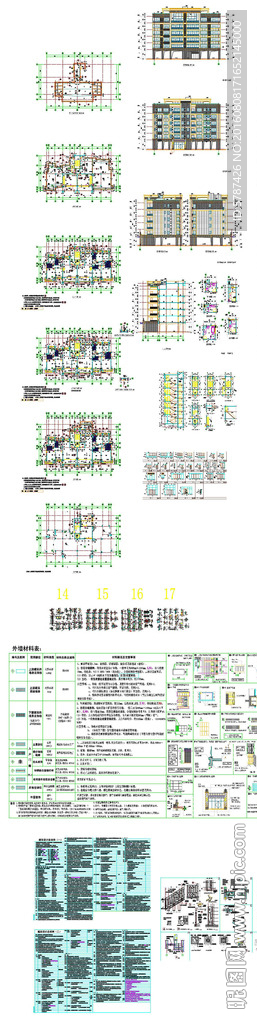高层建筑设计CAD图纸