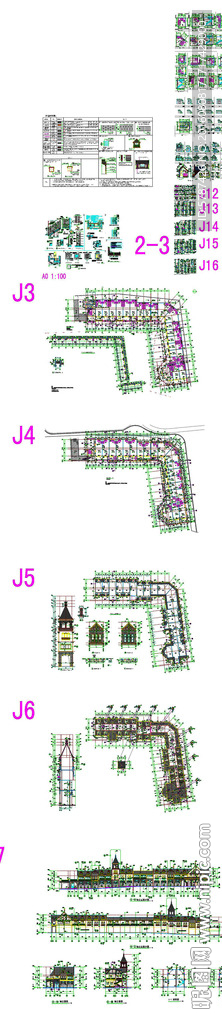欧式商业建筑设计图纸