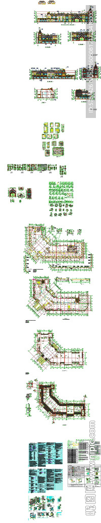 会所建筑平面CAD图纸