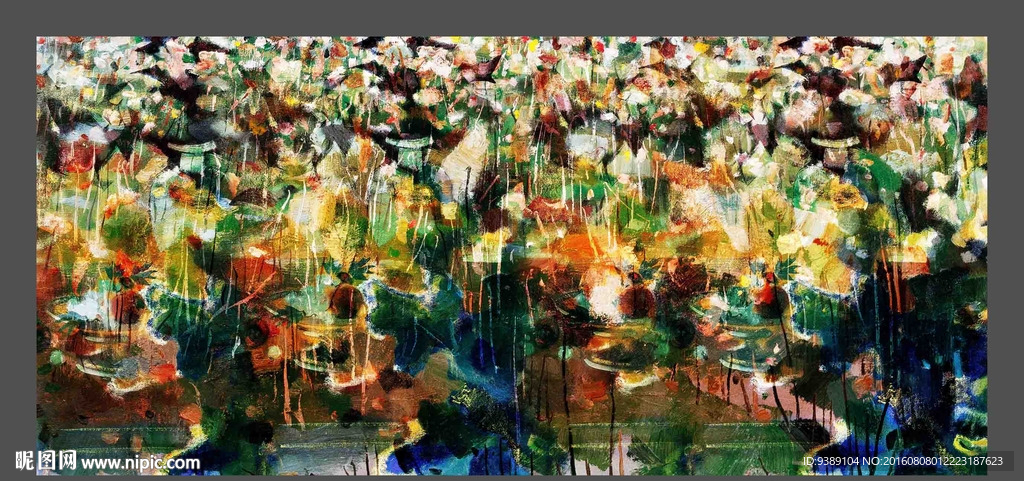 抽象油画