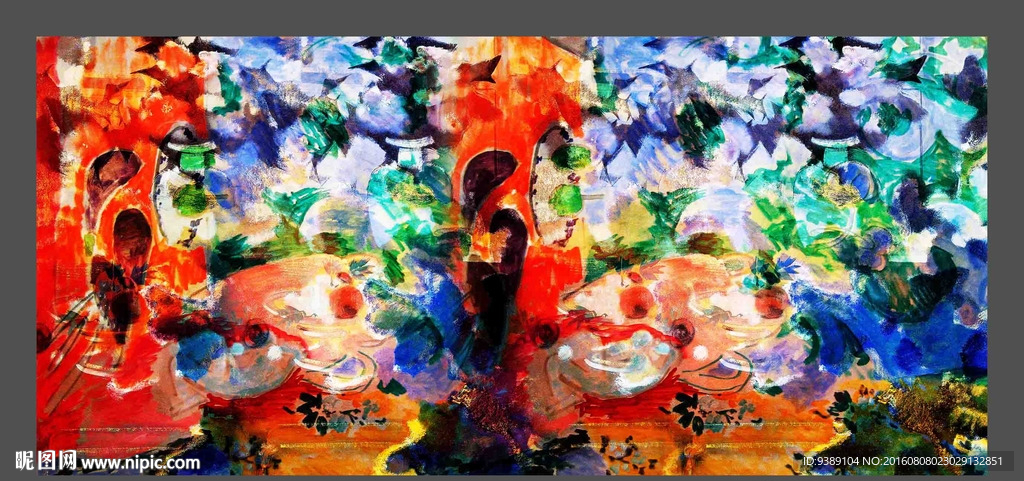 抽象油画