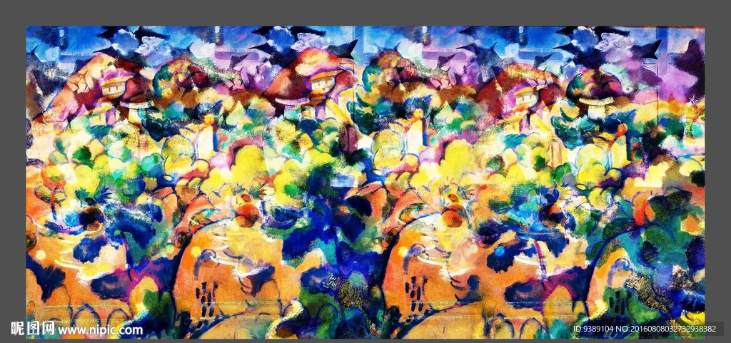 抽象油画