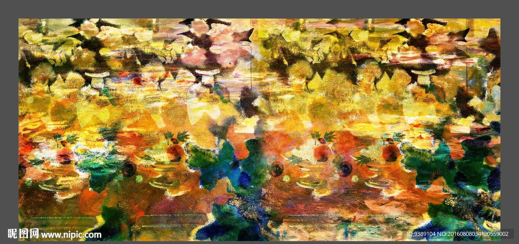 抽象油画