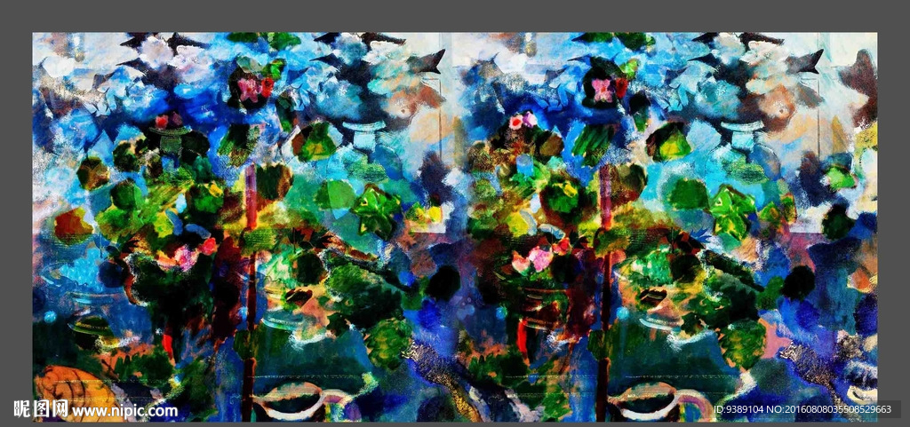 抽象油画