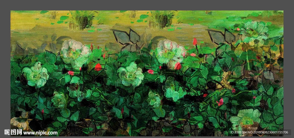 花卉油画