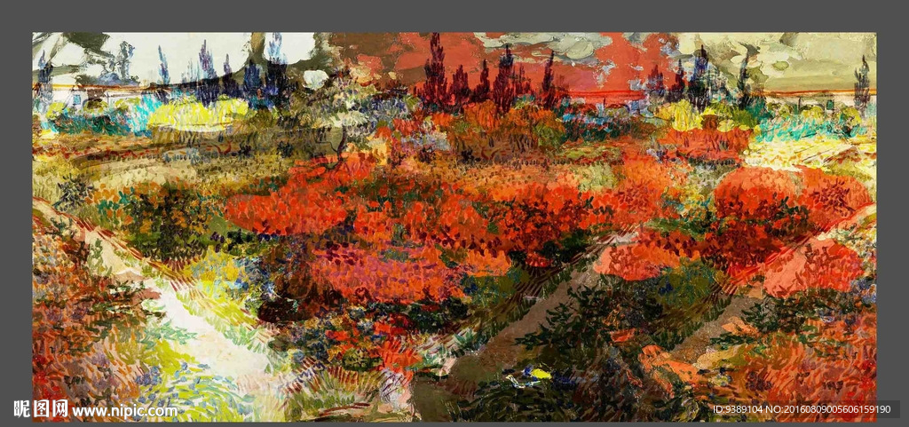 抽象油画