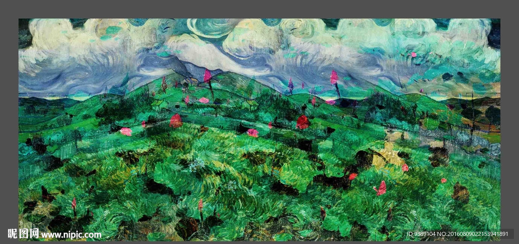 抽象油画