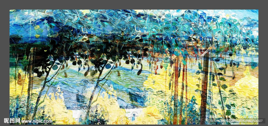 抽象油画