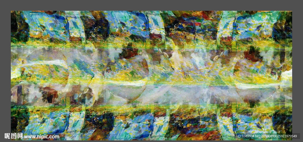 抽象油画