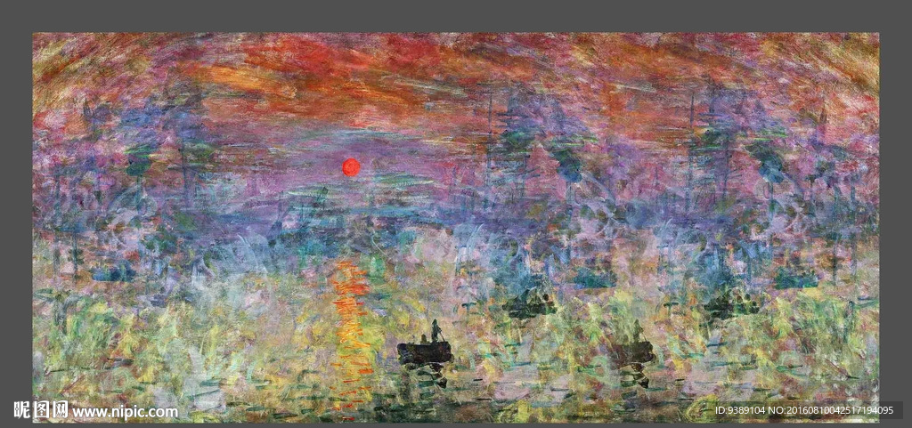 抽象油画