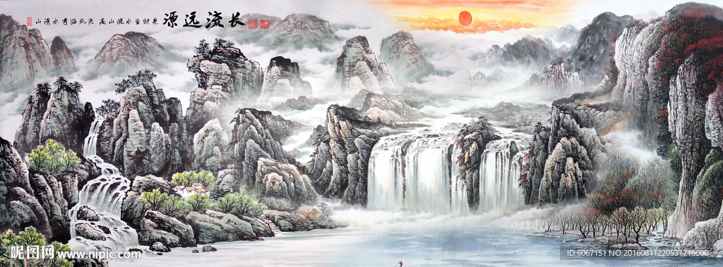 国画山水