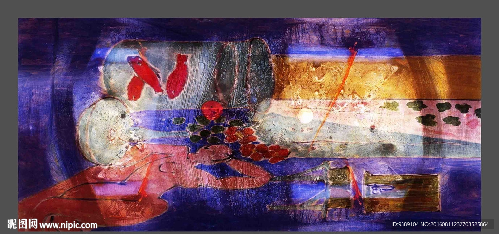 抽象油画