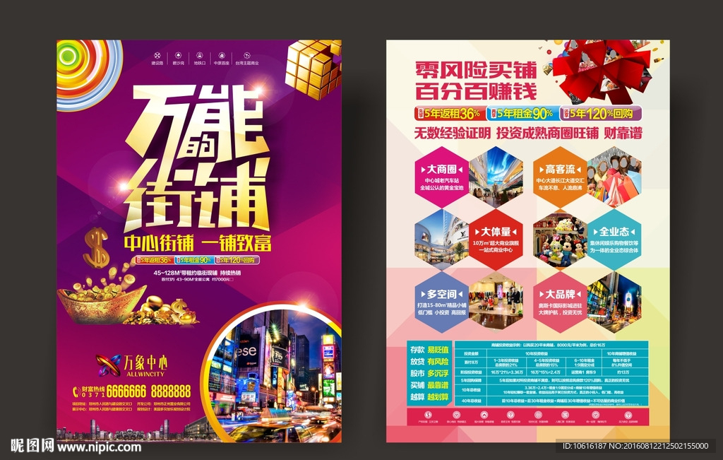 地产广告 商铺广告 商铺单页