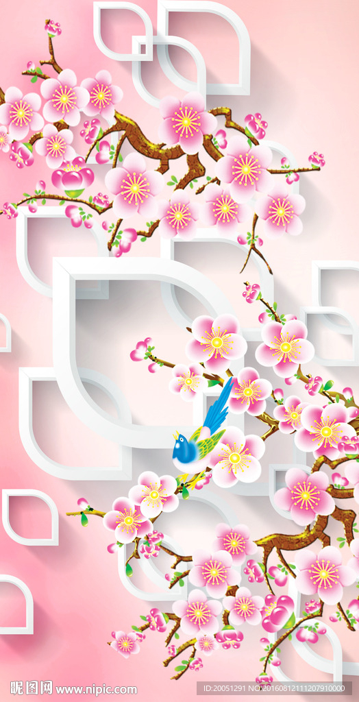 时尚玄关背景墙