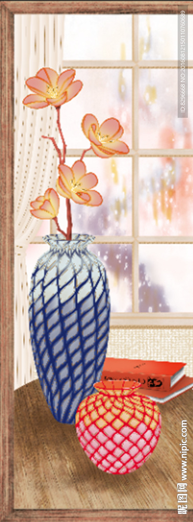 瓷砖花片