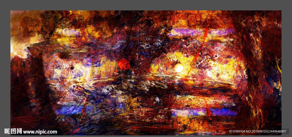 抽象油画