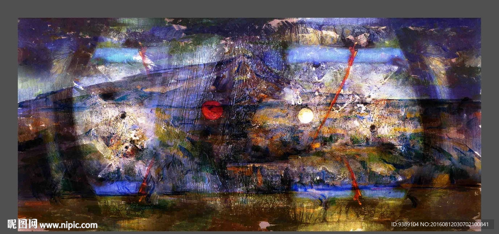抽象油画
