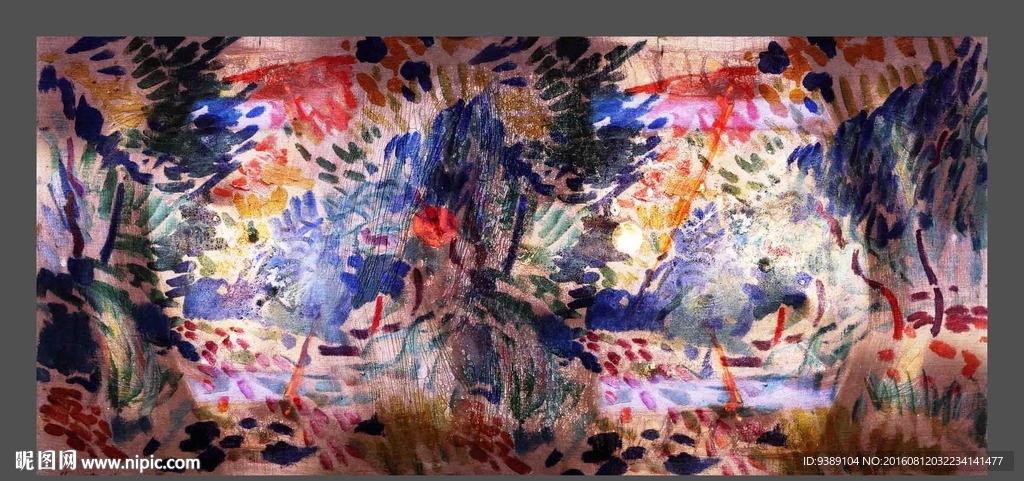 抽象油画