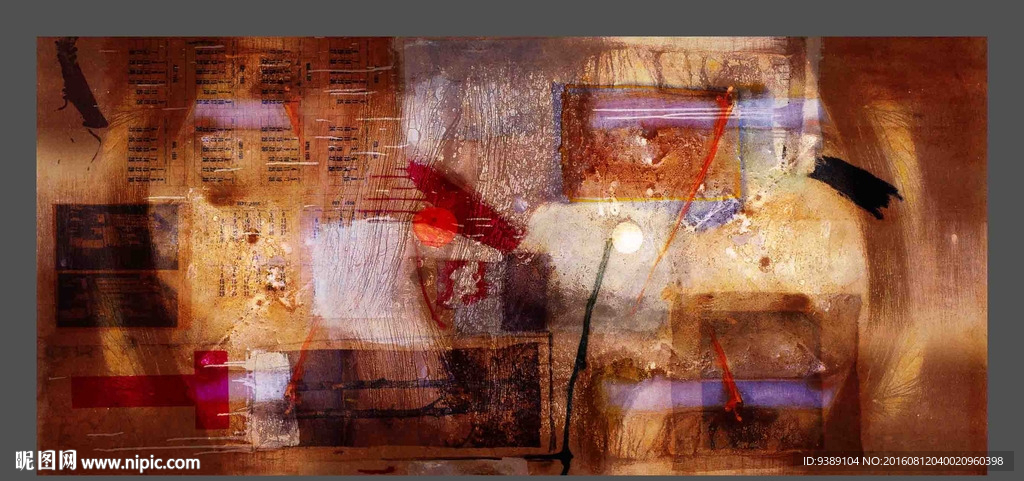 抽象油画