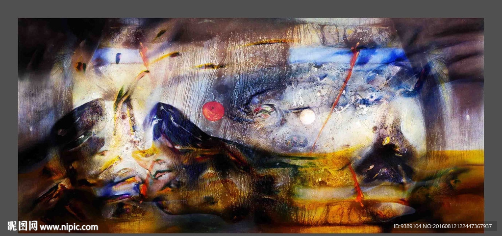 抽象油画
