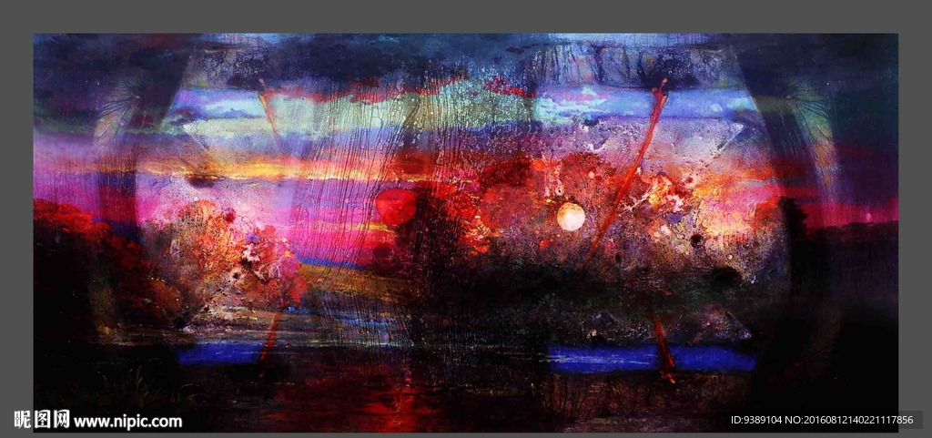 抽象油画