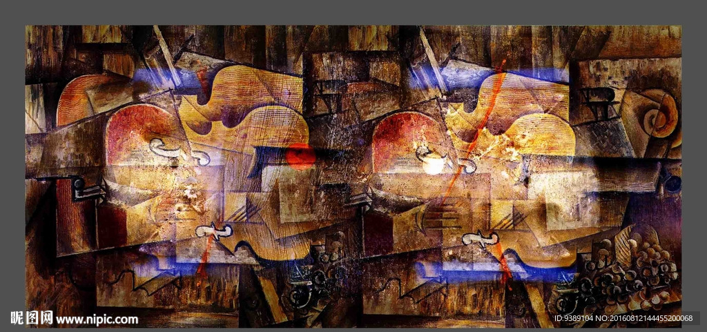 抽象油画