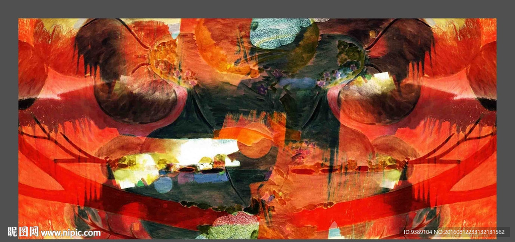抽象油画