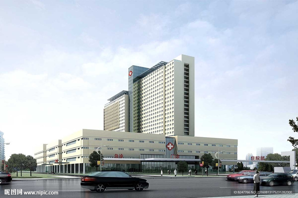 医院规划建筑效果图