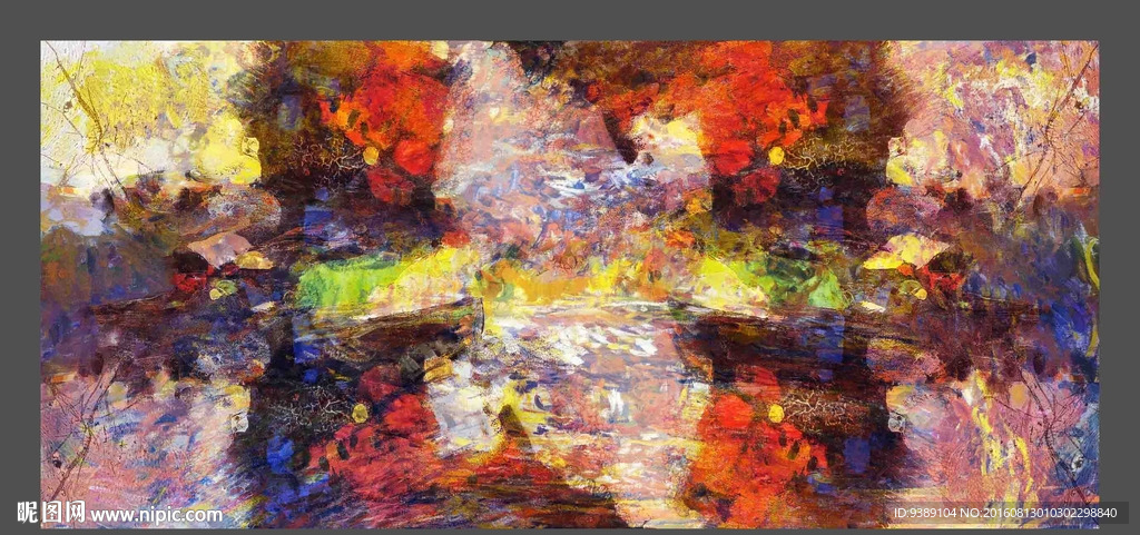抽象油画