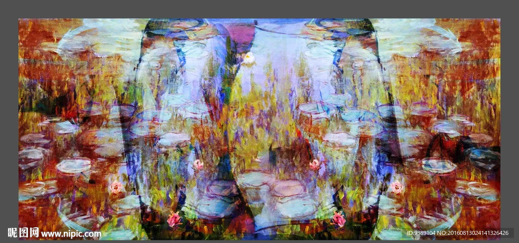 抽象油画