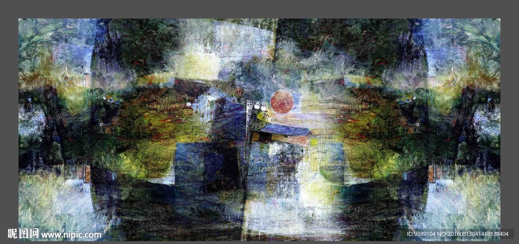 抽象油画
