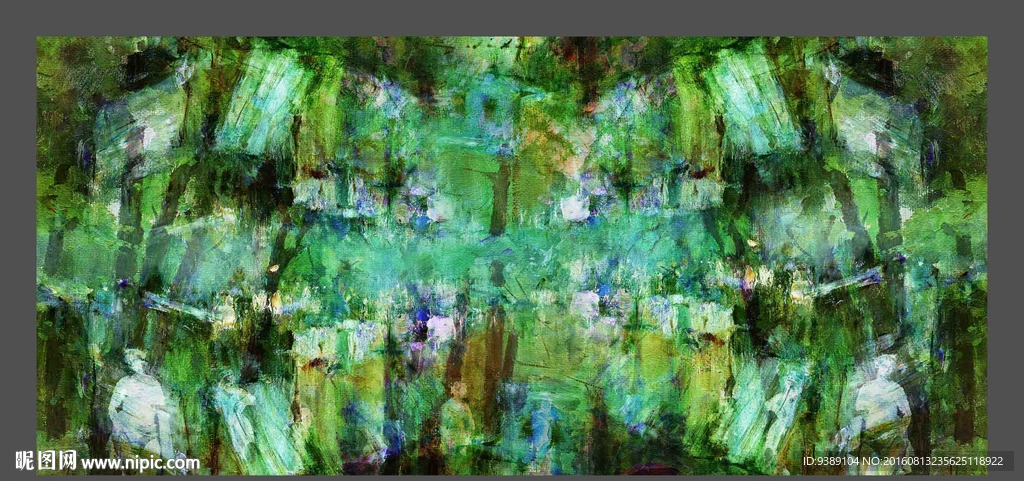 抽象油画
