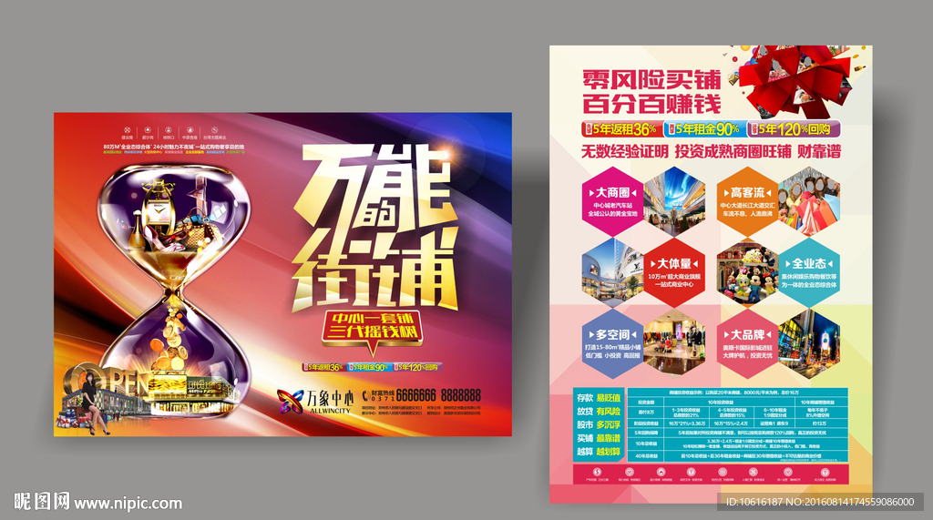 商铺单页 商业地产 商铺DM