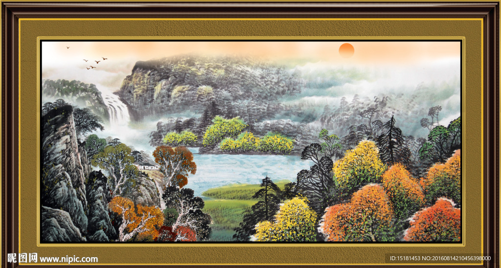 国画山水