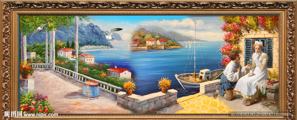油画风景