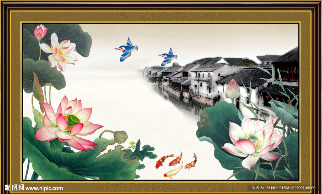 荷花江南