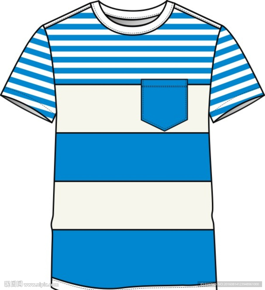 T恤设计图 服装设计  印花图