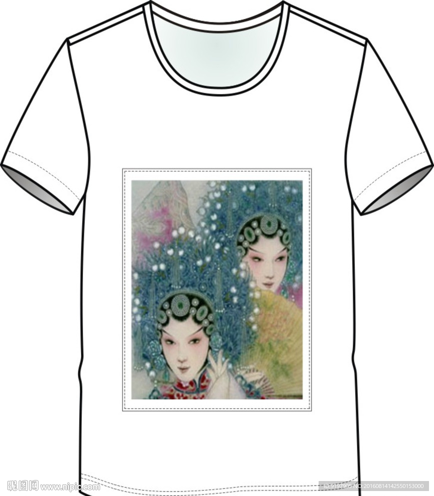 T恤设计图 服装设计 印花图案