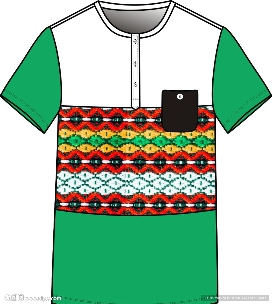 T恤设计图 服装设计 印花图案