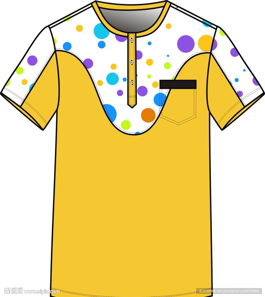 T恤设计图 服装设计 印花图案