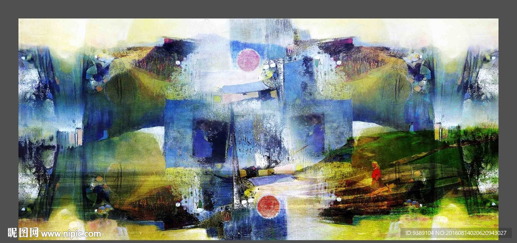 抽象油画
